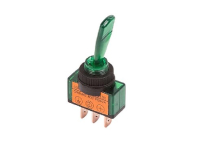 REXANT (36-4373) тумблер (ASW-13D) с зеленой подсветкой (100)