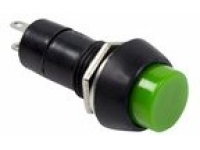 REXANT(36-3042) выключатель-кнопка (PBS-11В) зеленый (100)