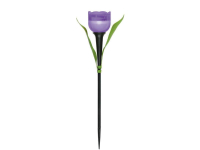 Садовый светильник на солнечной батарее UNIEL UL 00004278 USL C 453/PT305 PURPLE TULIP