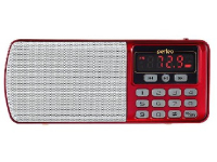 Радиоприемник PERFEO ЕГЕРЬ FM+/MP3/USB красный (i120-RED)