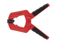 Струбцина клещеобразная 4, усиленная, пластиковый корпус, двухкомпонентные рукоятки, 100 мм Matrix