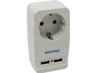 SMARTBUY (SBE-16-A05-USB) адаптер - розетка, 2 USB