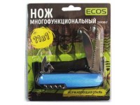 Нож многофункциональный т.м. ECOS, SR082, синий ЭКОС Нож многофункциональный т.м. ECOS, SR082, синий