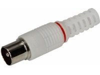 REXANT РАЗЪЕМ ШТЕКЕР TV БЕЗ ПАЙКИ БЕЛЫЙ 05-2041