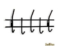 SHEFFILTON Вешалка Стандарт 2/5 черный/черный