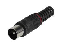 PROCONNECT РАЗЪЕМ ШТЕКЕР TV БЕЗ ПАЙКИ ЧЕРНЫЙ 05-2042-2