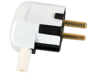 VOLSTEN (14440) Sb2-PZ1 16А, Вилка угловая белая