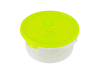 ПОЛИМЕРБЫТ Контейнер СМАЙЛ для СВЧ 0.8л круглый с клапаном (C521)