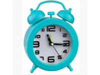 PERFEO (PF_C3153) Quartz часы-будильник "PF-TC-015", круглые диам. 9,5 см, синие