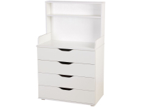 POLINI Комод Polini kids Simple 2581, со стеллажом, белый