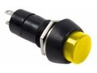 REXANT(36-3043) выключатель-кнопка (PBS-11В) желтый (100)