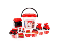 ПОЛЕСЬЕ Конструктор "MAMMOET" (60 элементов) (в ведёрке) 93165