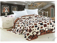 ЮТА-ТЕКС плед Wellsoft 1,5-спальное Квадро