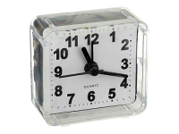 PERFEO (PF_C3086) Quartz часы-будильник "PF-TC-001", квадратные 5,5*5,5 см, белые