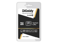 Карта памяти DIGOLDY 32GB microSDHC Class10 + адаптер SD
