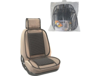 NOVA BRIGHT-FUSION массажная, сетчатая, с подголовником (деревянные вставки, темная) (131х51см) 4686