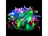 Электрогирлянда нить 300 разноцветных LED ламп 18 м.