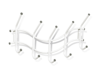 Вешалка SHEFFILTON Вешалка Волна 2 белый/серый