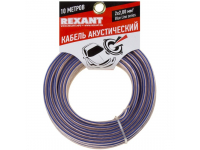 REXANT КАБЕЛЬ АКУСТИЧЕСКИЙ 2Х1,50 ММ? ПРОЗРАЧНЫЙ BLUELINE (М. БУХ 5 М) 01-6206-3-05