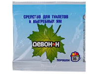 Биотуалет ЭКУМ Порошок Девон Н 30 г. (для биотуалетов, выгребных ям, удаления запахов и загрязнений)