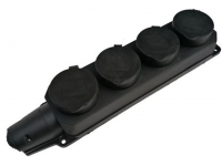 SMARTBUY (SBE-16-1-00-R) розетка прямая 4-местная