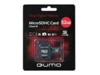 Карта памяти QUMO (18742) MicroSDHC 32GB QUMO Class 10 UHS I + адаптер