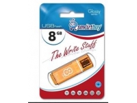 USB флеш SMARTBUY 8GB GLOSSY SERIES ORANGE