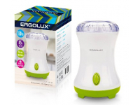 Кофемолка электрическая ERGOLUX ELX-CG01-C34 бело салатовая