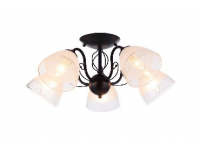 светильник ESCADA 667/5PL E14*60W черный