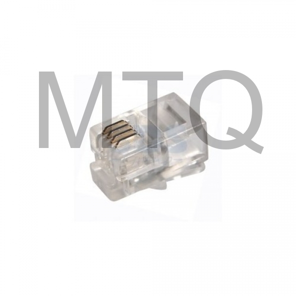 Электроустановочное изделие PROCONNECT (05-1001-3) джек телефонный 4P4C