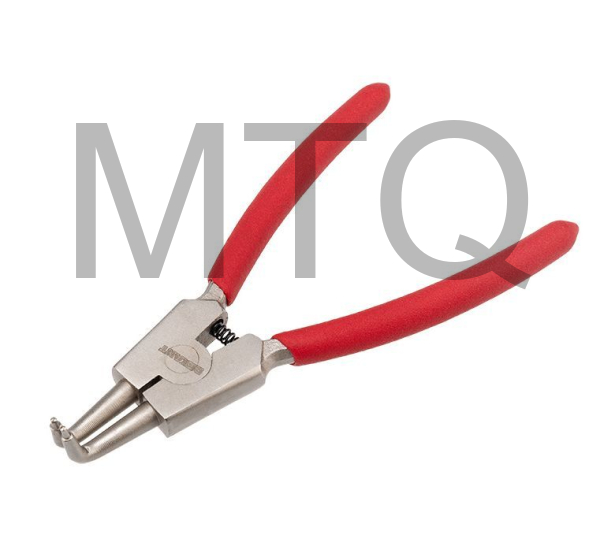 REXANT (12-4640) ЩИПЦЫ ДЛЯ СТОПОРНЫХ КОЛЕЦ РАЗЖИМ ЗАГНУТЫЙ 160 ММ, ОБЛИВНЫЕ РУКОЯТКИ