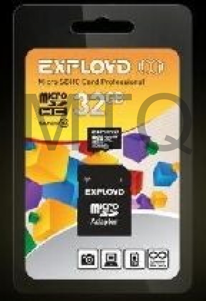 Карта памяти EXPLOYD MicroSDHC 32GB Class10 + адаптер SD