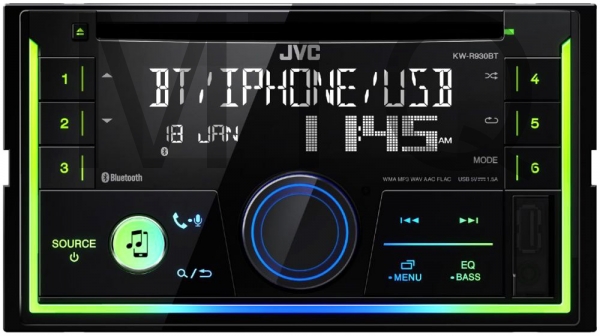 Авто-магнитола JVC KW-R930BT