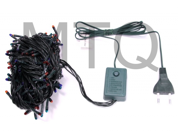 Электрогирлянда RICE LIGHTS Нить 240 разноцветных ламп 8 м.