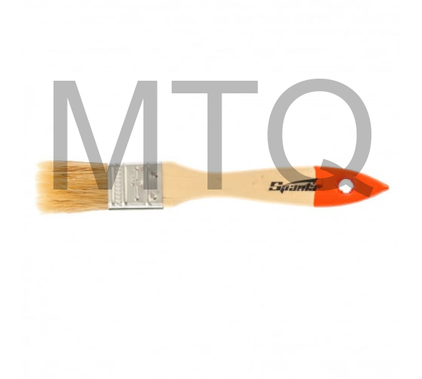 Кисть плоская Slimline 1" (25 мм), натуральная щетина, деревянная ручка Sparta