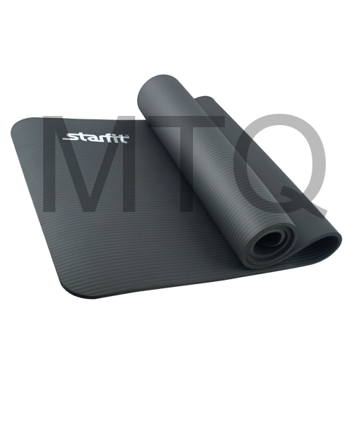 Коврик для йоги FM-301, NBR, 183x58x1,0 см, серый
