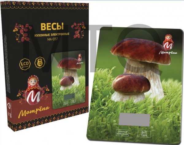 Весы кухонные МАТРЁНА МА-037 Грибы (007353)