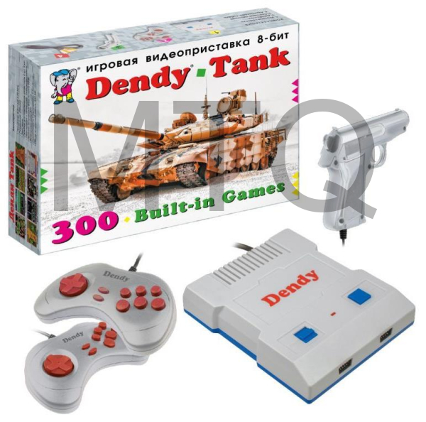 DENDY Tank 300 игр + световой пистолет