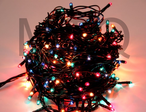 Электрогирлянда RICE LIGHTS Нить 300 разноцветных ламп 10 м.