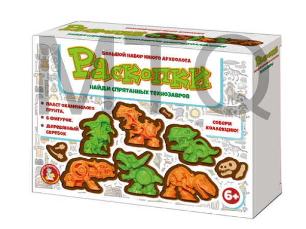 ДЕСЯТОЕ КОРОЛЕВСТВО Раскопки Технозавры (6 фигурок) 04605