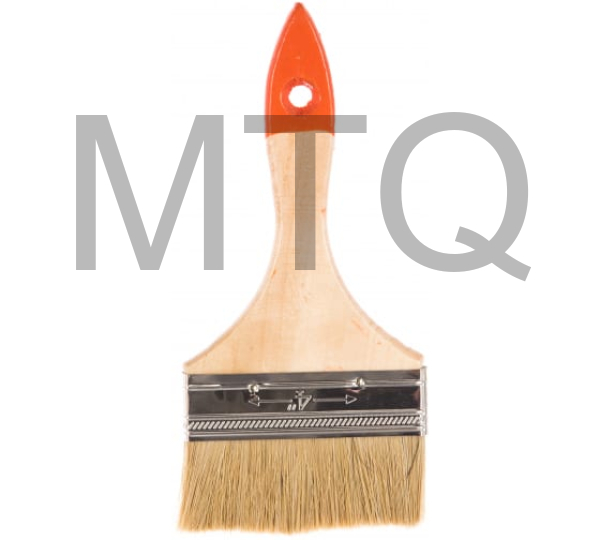 Кисть плоская Slimline 4" (100 мм), натуральная щетина, деревянная ручка Sparta