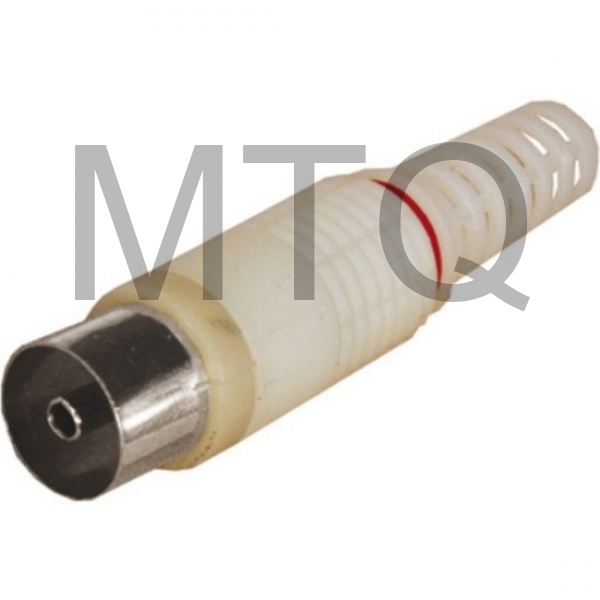 PROCONNECT РАЗЪЕМ ГНЕЗДО TV БЕЗ ПАЙКИ БЕЛЫЙ 05-2043-2