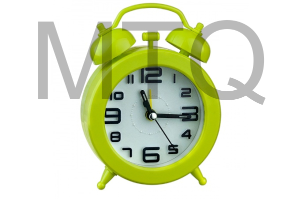 PERFEO (PF_C3152) Perfeo Quartz часы-будильник "PF-TC-015", круглые диам. 9,5 см, зелёные
