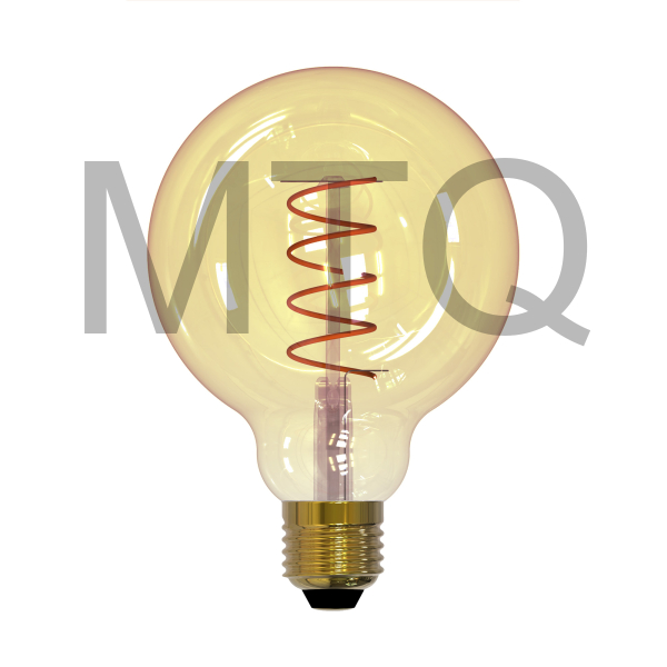 UNIEL UL-00001818 LED-G95-4W/GOLDEN/E27/CW GLV21GO