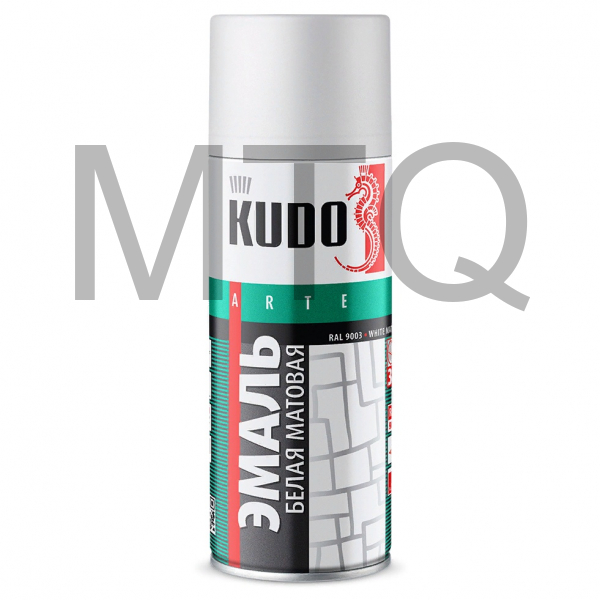 Краска спрей универсальная KUDO KU-1101 белая, матовая 520 мл.