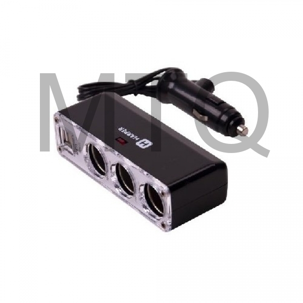 Разветвитель HARPER DP-096 разветвитель на 3 выхода + 2 USB