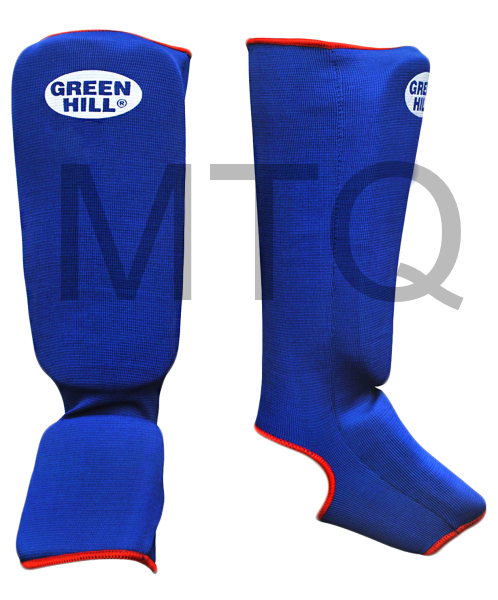 Защита голень-стопа SIC-6131, х/б, синий