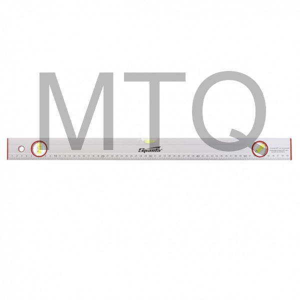 Уровень алюминиевый, 600 мм, 3 глазка, линейка Sparta