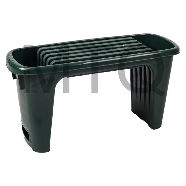 INBLOOM Скамейка-перевёртыш садовая Хаки пластик (175-014)