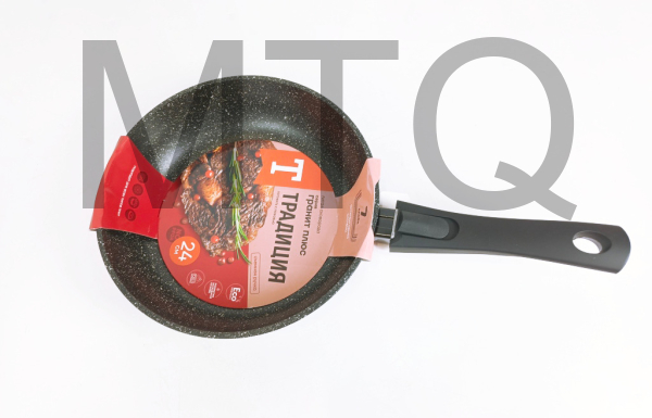 ТРАДИЦИЯ ТГП2245И а/пр литая 24см съемн/руч Гранит плюс